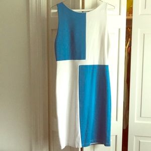 Alice and Olivia stretch colorblock dress